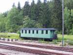 Dieser ehemalige sächsiche Schmalspurwagen befindet sich im Bahnhof Schönheide Süd. ... Dieser ehemalige sächsiche Schmalspurwagen befindet sich im Bahnhof Schönheide Süd. ...