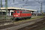 Am 24.7.09 steht die 115 346-9 abgestellt in Basel Bad ...