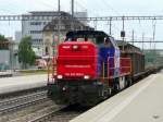 am-843-mak-1700 SBB - Am 843 088-6 mit G�terzug in Prattelen am 11.05.2009