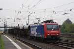 482 030-4 mit Schotterwagen in FMB 16.04.2009  ...