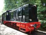 Die V36 B�rbel (WLH) am 28.7.09 bei der Hespertalbahn  ...