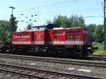 BR 202 Uwe&Adam Lok 9 'Sebastian' am 29.7.09 in Duisburg-Entenfang