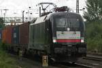 br-182-mrce ES 64 U2-061 durchf�hrt am 25.7.09 Duisburg-Entenfang