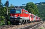 br-1142 1142 671 war am 27.07.2009 mit R 2030 nach St. P�lten unterwegs. Die Aufnahme entstand kurz vor Hofstatt.