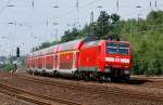 BR 146 mit Zugen 146 027 am 05.07.09 mit RE6 bei Bochum-Ehrenfeld.