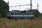 BR 363 Die 363 045-6 setzt am 15.07.09 im G�terbahnhof von Chomotov (Komutau) um. Fotografiert von der gegen�berliegenden frei zug�nglichen Ladestra�e.