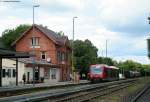 650 020-1 als RB 13958 (Oberlenningen-Wendlingen(Neckar)) in Oberlenningen 25.7.09  ...