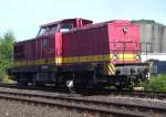 Am 29.07.2009 rangiert V150.12 der EBW (Ex 203 204-3) im ...