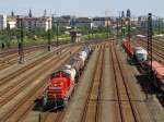294 905-5 kommt mit der �bergabe aus Dohna am 27.7.2009 ...