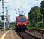 143 129-5 f�ht mit RB12532(RB27) in Bonn-Beuel ein. 28.07.09  ...