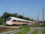 Der wegen der Bauarbeiten in Dresden-Neustadt umgeleitete 411 029-2 Kiel  ...