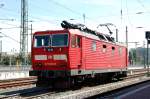 371 201 steht am 27.07.09 im Vorfeld vom Dresdener Hbf ...