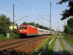 101 117-0 mit dem EC 174 nach Hamburg durchf�hrt Dresden-Stetzsch ...