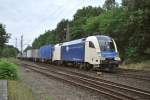 ES64 U2-020 der WLB bei Eystrup mit ihrer allt�glichen Planleistung ...