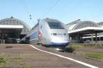 TGV (Paris - Stuttgart), in Karlsruhe am 22.07.09, um 10.29 ...
