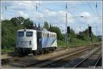 Lokomotion 139 177 am 31.07.09 in Rostock Bramow.  ...