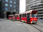 GTL 3087 nach der Hausdurchfahrt bei der Kreuzung Herengracht/Kalvermarkt am ...