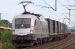 Der Hupac-Taurus ES 64 U2-100 in Köln Wahn am 29,07,09 ... Der Hupac-Taurus ES 64 U2-100 in Köln Wahn am 29,07,09 ...