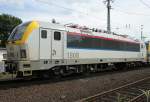 br-18-siemens-eurosprinter Die 1808 steht gemeinsam mit drei anderen belgischen BR 18 bereit zur Auslieferung, aufgenommen in M�nchengladbach am 26.07.2009
