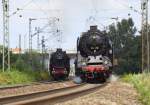 BR 01 Parallelfahrt bei Mertingen, DON: 01 1066 und 01 118