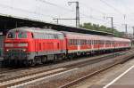 BR 218 mit Zugen Die 218 408-3 in K�ln Deutz am 31,07,09