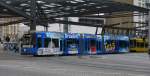 dresden-niederflurwagen-haltestellen-strecken DVB Nr.2621 'Radio Dresden' am 10.07.'09 an der Haltestelle Postplatz