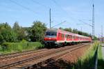 sachsen Der RE nach Cottbus durchf�hrt am 27.07.09 Dresden-Stetzsch.