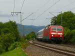 BR 120 Und wieder fallen ICE-Z�ge aus. Diesmal Z�ge der ersten Generaion. 
Als Ersatz fahren IC-Z�ge mit doppel 120ern. 
Als Ersatz f�r ICE 71 (Hamburg-Altona-basel SBB) f�hrt IC 2871. 
Heute mit 120 145 und 120 138. 2.8.09 