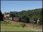 Zittauer Schmalspurbahnen IVK 145 in Jonsdorf am 01.08.2009