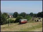 Zittauer Schmalspurbahnen VT137 in Jonsdorf am 01.08.2009