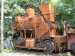 Ein trauriges Bild gibt der Glaskasten BR 98 am 25.07.2009 ...