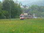 WB Waldenburgerbahn WB - Regio nach Liestal mit Bt 4/4 114 und Bt 111 und BDe 4/4 14 am 11.05.2009