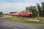 218 491 am 31.7. mit dem Tour de L�ndle-Sonderzug nach ...