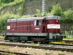 BR 742 742 077-1 der CD beim Rangieren in Bad Schandau am 20.05.05