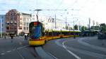 strasenbahn-basel-bvb-blt BLT-Tango auf der Linie 11. Central-Bahnhofplatz am 20.07.2009