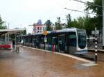 Strasenbahn Rotterdam Citadis 2036 auf der Linie 20 an der 'Tramplus' Haltestelle 
Eendrachtsplein. 23.07.2009.