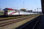 br-110-bugelfalte Der Science-Express in seiner ganzen L�nge.
Konstanz, 1.08.09.
