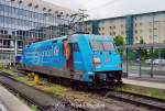101 016-4 steht abgestellt auf Gleis 8 im M�nchner Hbf. ...