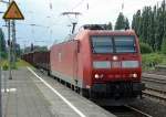 185 065-5 bei der Durchfahrt in Herne 3.8.2009  ...