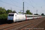 101 034-7 (DB / InForm) f�hrt am 4. Juli 2009 ...