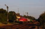 232 589 mit G�terzug ...  Tobias Schuminetz, Hirschau 05.08.2009