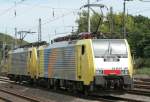 E 189-991 mit Euopean Bulls Aufkleber und E 189 309RT ...