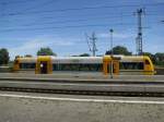 Triebwagen VT 650.57 -ODEG-, Ludwigslust Bf 01.08.2009  ...
