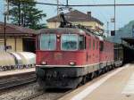 SBB - Re 4/4 11356 + Re 6/6 vor ...
