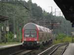 Dosto-Garnitur aus S-Bahn Rostock ...  R. Lamch 06.08.2009