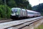 Am 04.08.09 wurde 1116 264-1 Euromotion in Assling (Oberbay) auf ...