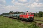Auch der 51027 ist planm��ig mit einer 218 unterwegs. Hier ...
