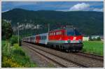 br-1142 1142 689 mit einer CityShuttlegarnitur als S1 von Bruck an der Mur nach Graz und in weiterer Folge als S 5 weiter nach Spielfeld-Stra� am 29.7.2009 zwischen Peggau-Deutschfeistritz und St�bing im Gemeindegebiet von Deutschfeistritz aufgenommen.