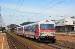 br-5047 �berstellfahrt 97833 von Wels nach St. P�lten am 12. Juli 2009 mit 3 Fahrzeugen der Baureihe 5047. An der Spitze war der 5047 079 - ich konnte ihn in Amstetten bildlich festhalten.