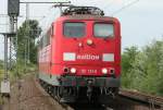 Die 151 131-0 durchf�hrt ...  Eric Otten 07.08.2009